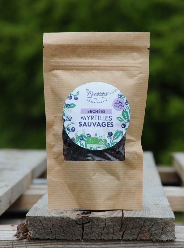 Myrtilles sauvages séchées  500 g