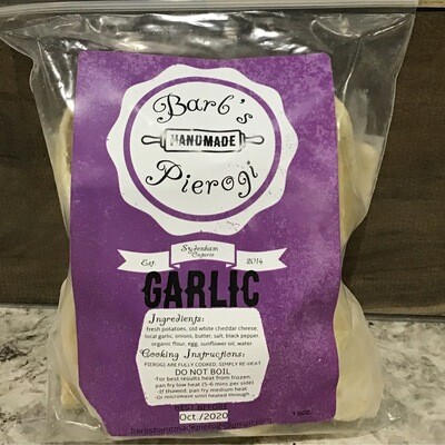 Barb’s Handmade Pierogi - 12pc- Garlic