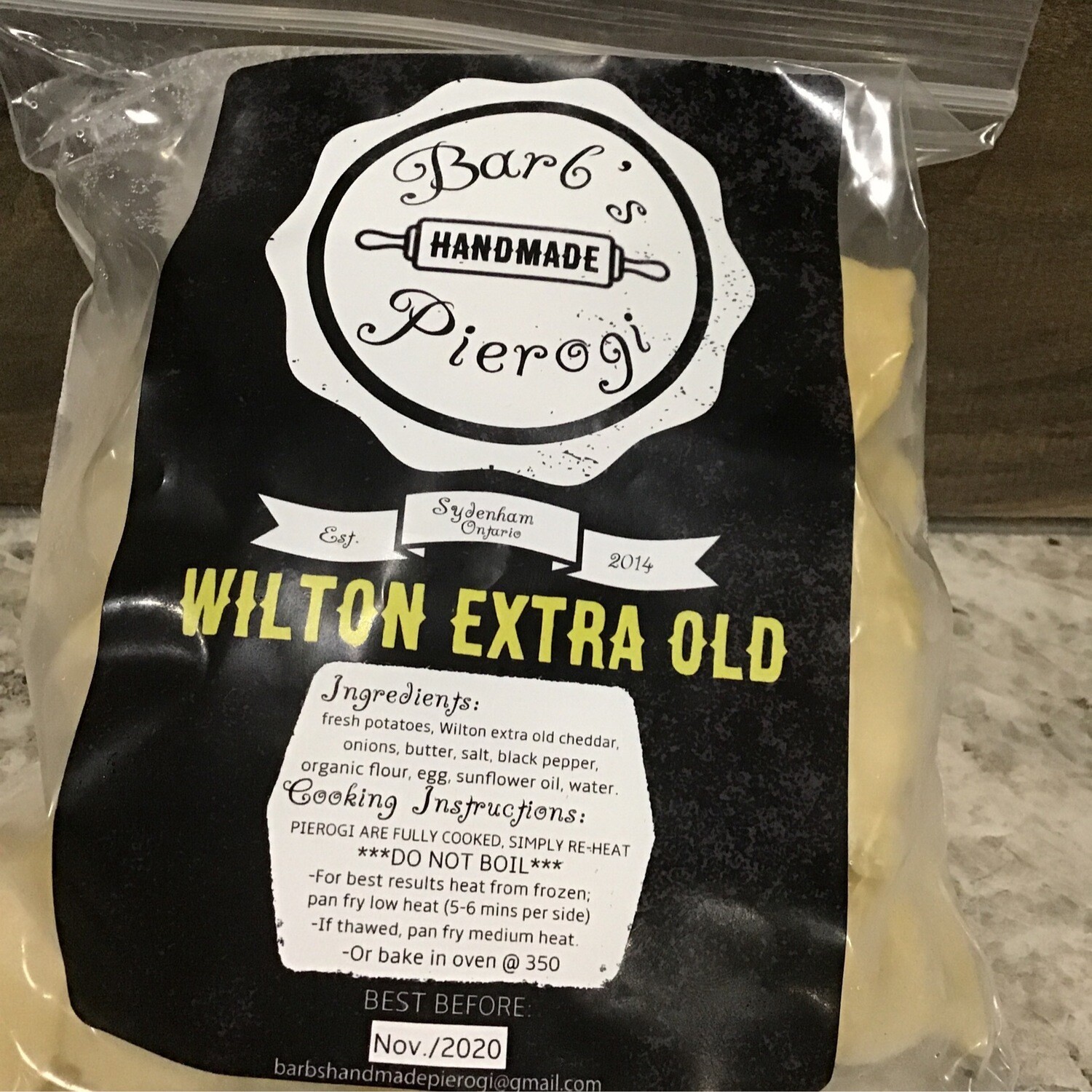 Barb’s Handmade Pierogi - 12pc- Wilton Extra Old