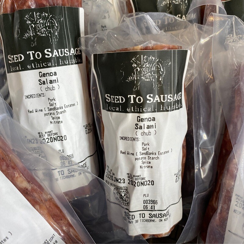 Seed To Sausage - Genoa Salami