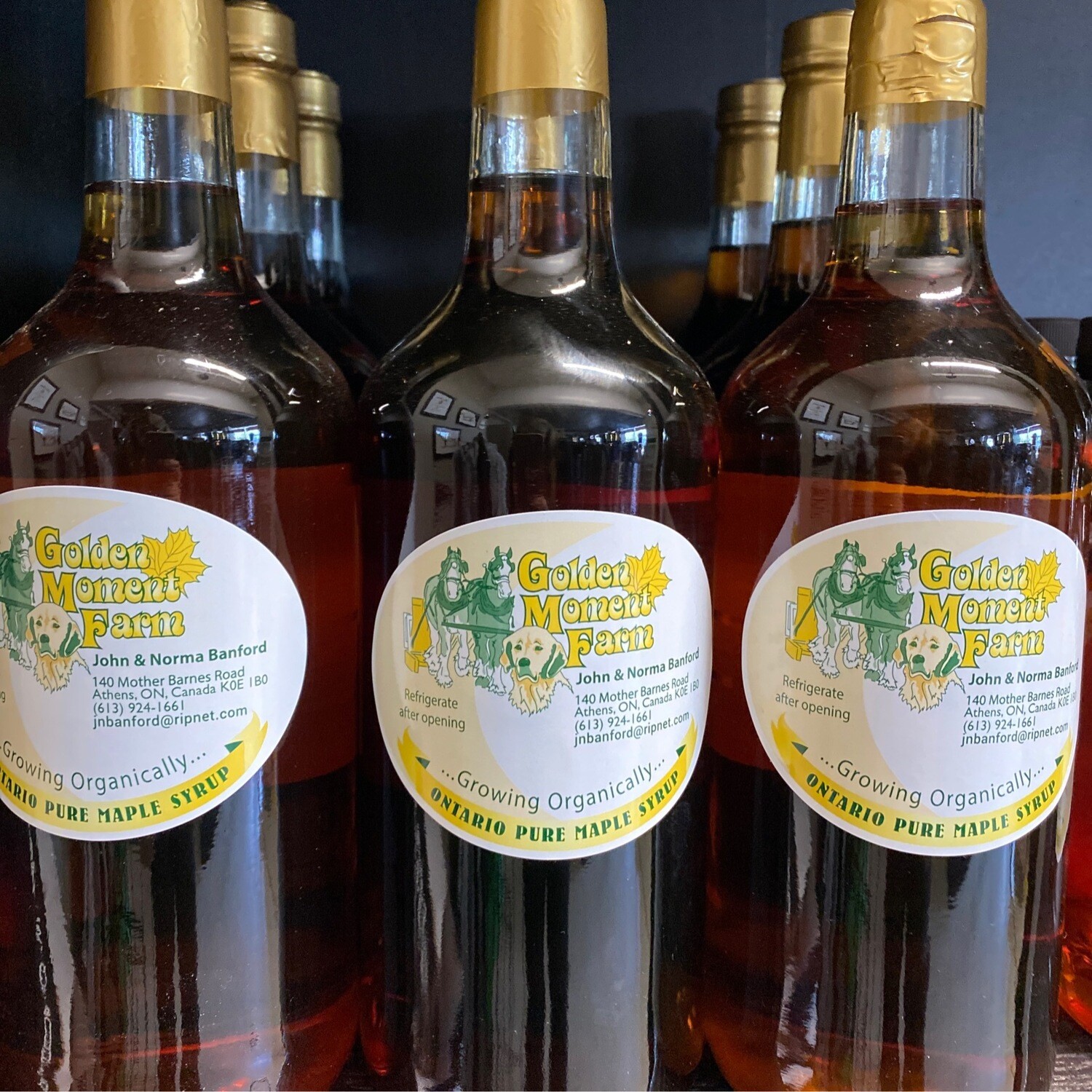 Golden Moment Farm Local Maple Syrup - 1L