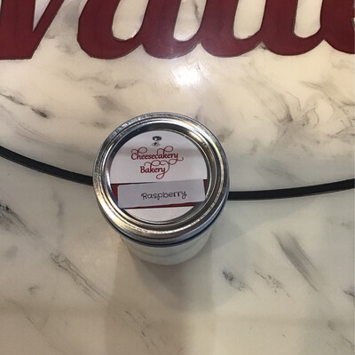 Raspberry- Cheesecake In A Jar
