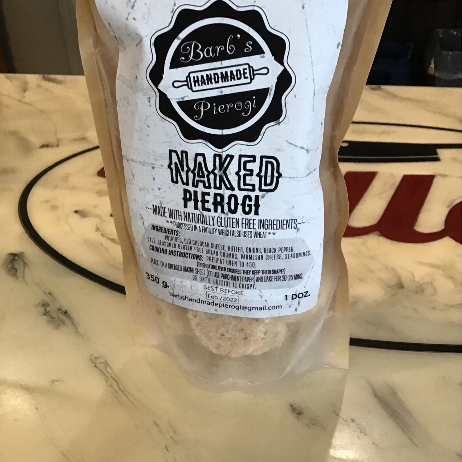 Barb’s Handmade Pierogi- Naked Pierogi (Gluten Free)