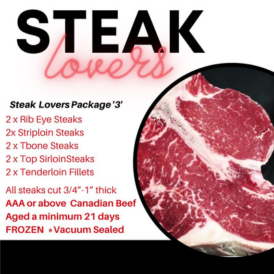 Steak Lovers Package 3