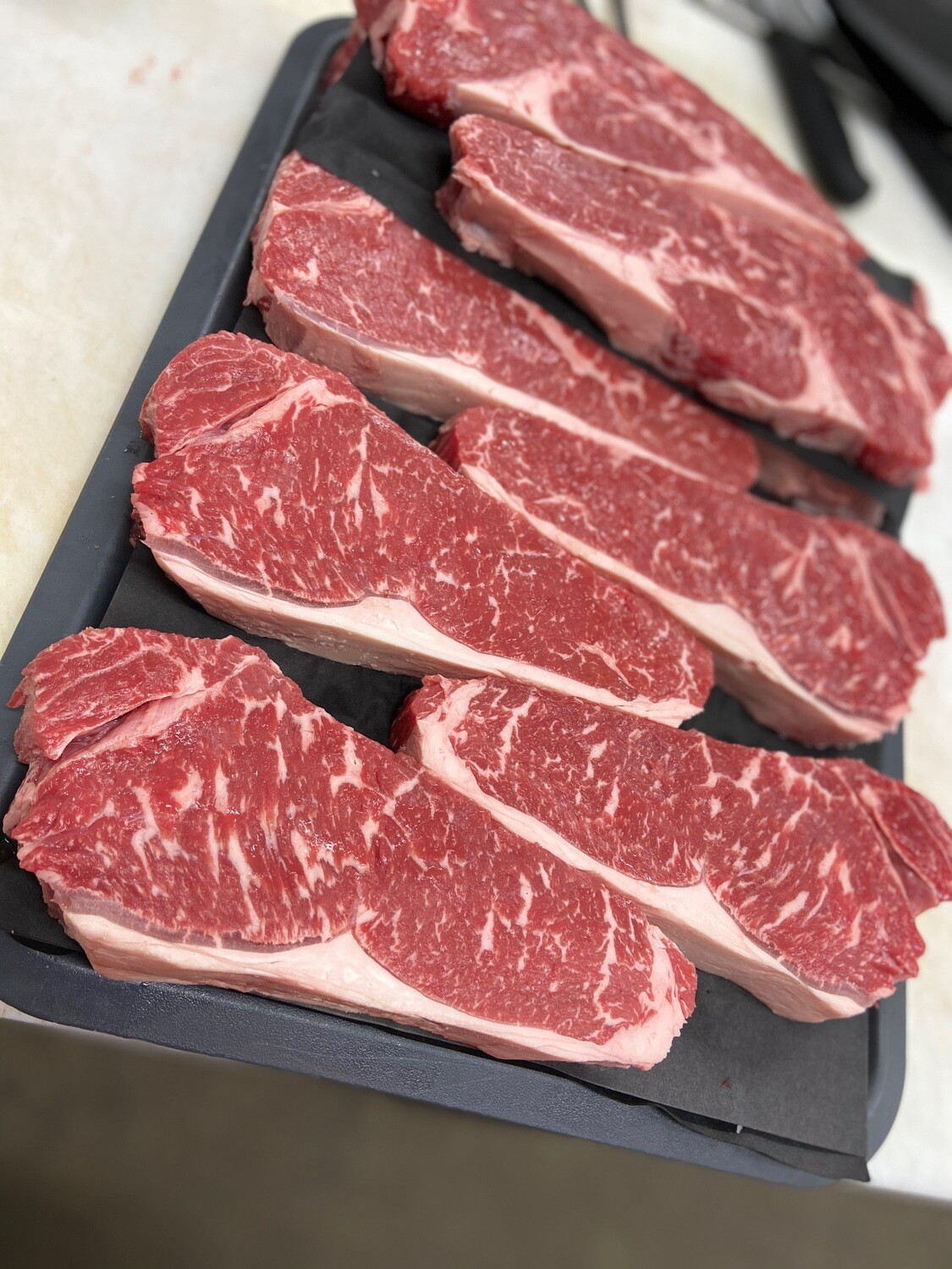 4 pk Striploins AAA+ Certified Angus