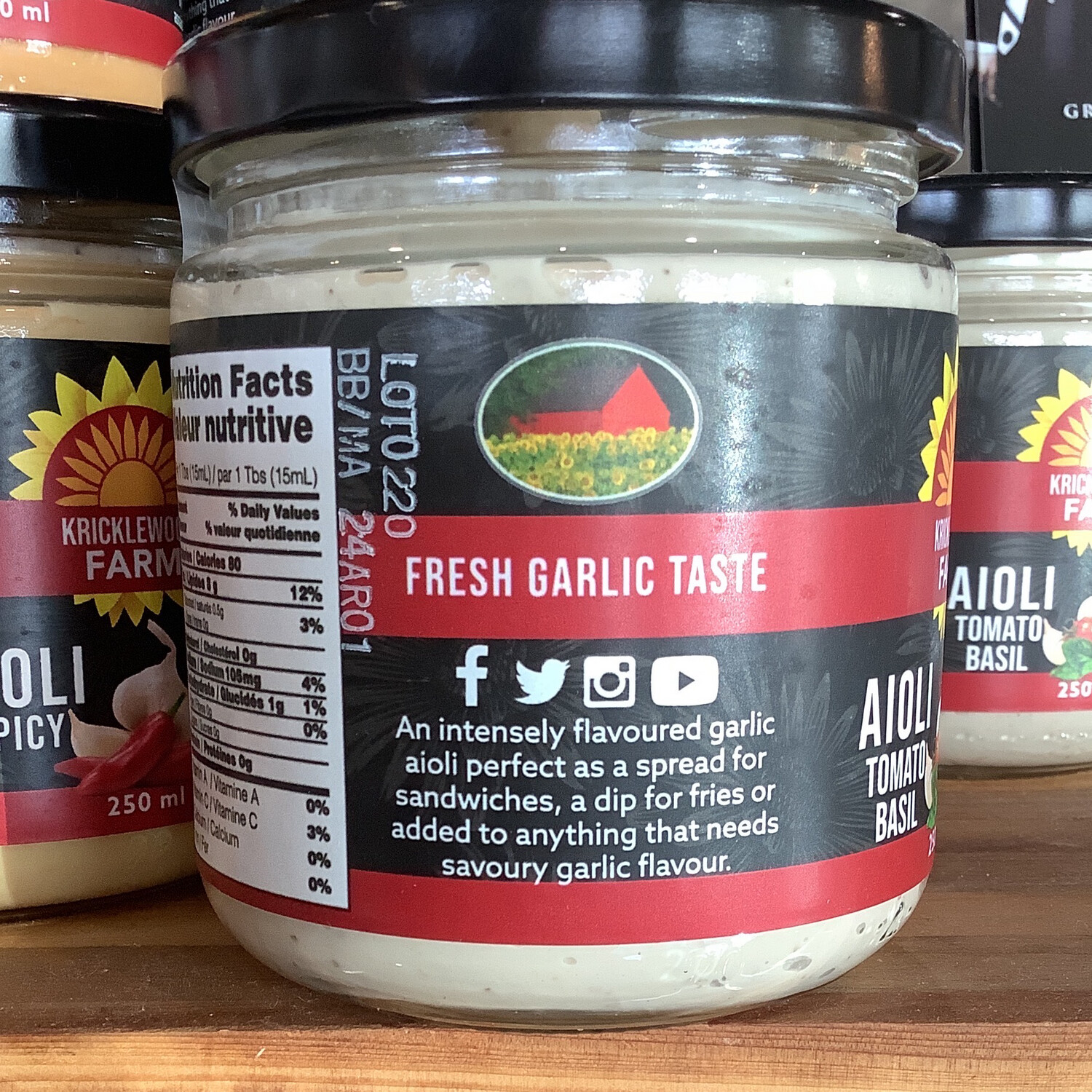 Kricklewood Tomato Basil Aioli