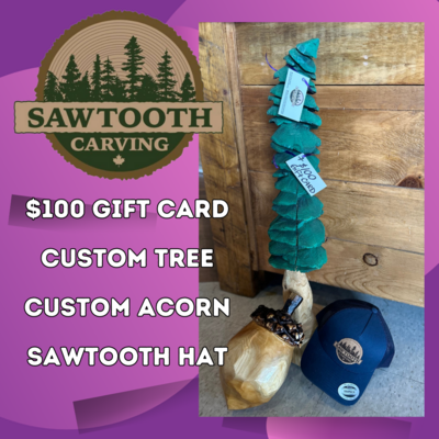 Sawtooth Custom Decor, Hat & Gift Card