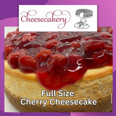 Full Sized Cherry Cheesecake