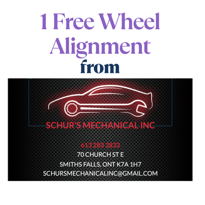 1 Free Wheel Alignment
