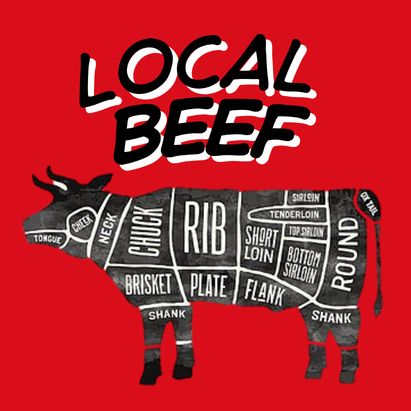 Local Beef 1/4  (cuts from both Front and Hind)