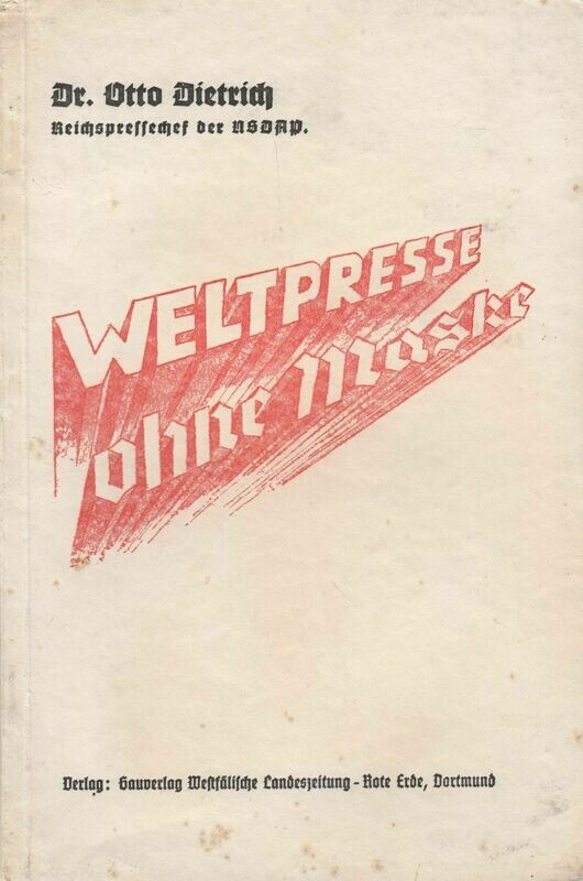 Dietrich: Weltpresse ohne Maske