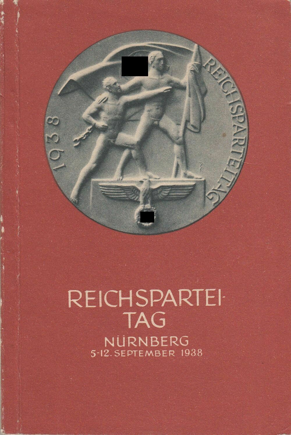 Führer zum 10. Reichsparteitag der NSDAP - Broschierte Ausgabe aus 1938