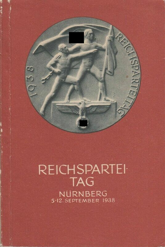 Führer zum 10. Reichsparteitag der NSDAP -  Broschierte Ausgabe aus 1938