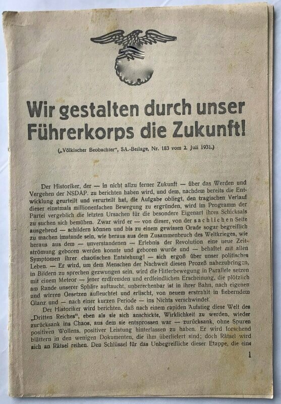 Wir gestalten durch unser Führerkorps die Zukunft!