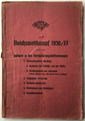 NSKK: Reichswettkampf 1936 / 37
