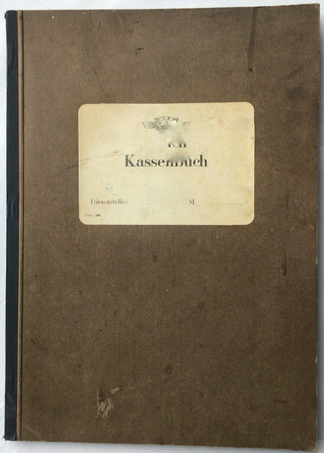 Original-Kassenbuch des NSKK