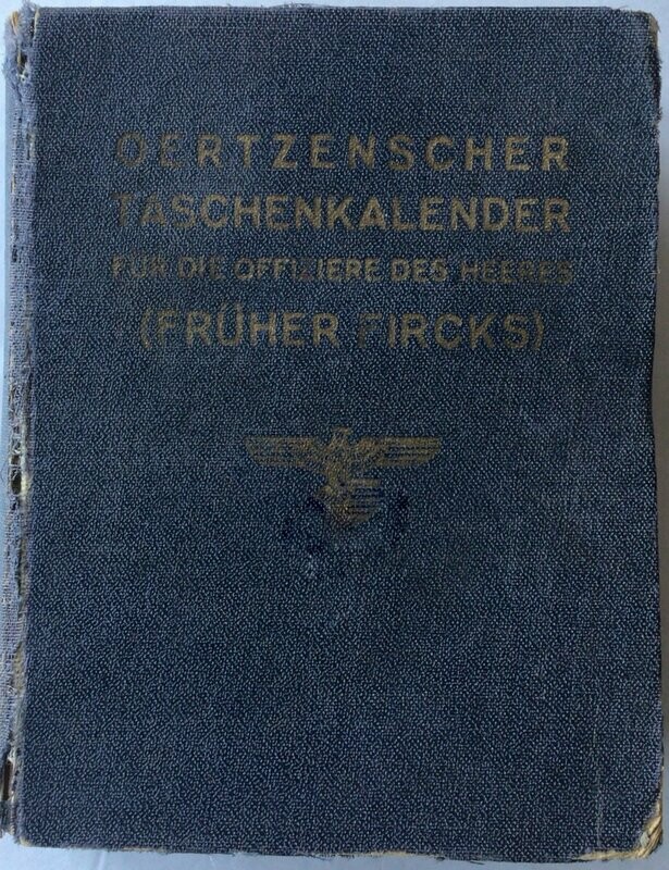 Oertzenscher Taschenkalder für die Offiziere des Heeres