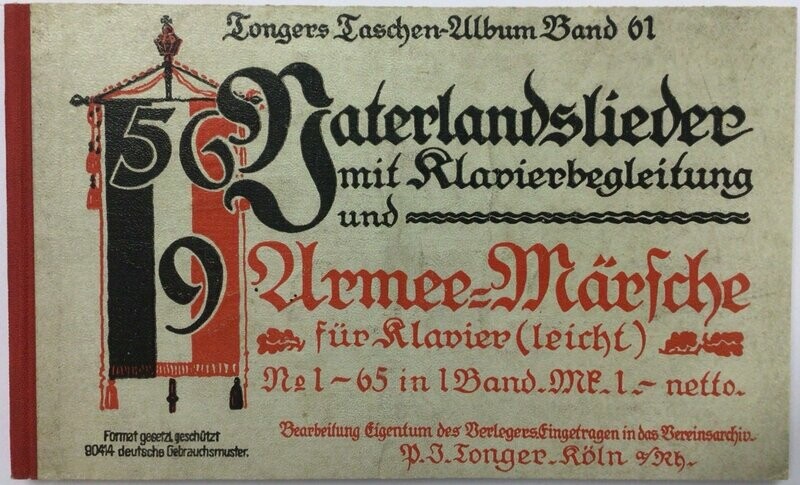 Liederbuch: 56 Vaterlandslieder