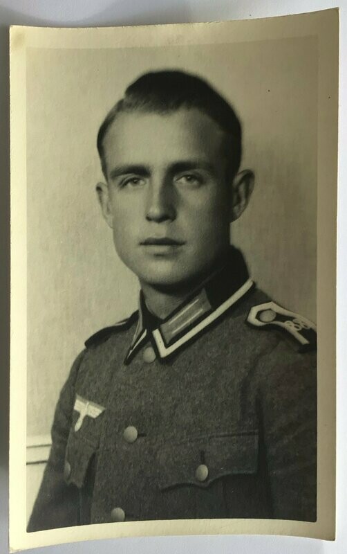 Portrait-Photo Wehrmachtssoldat