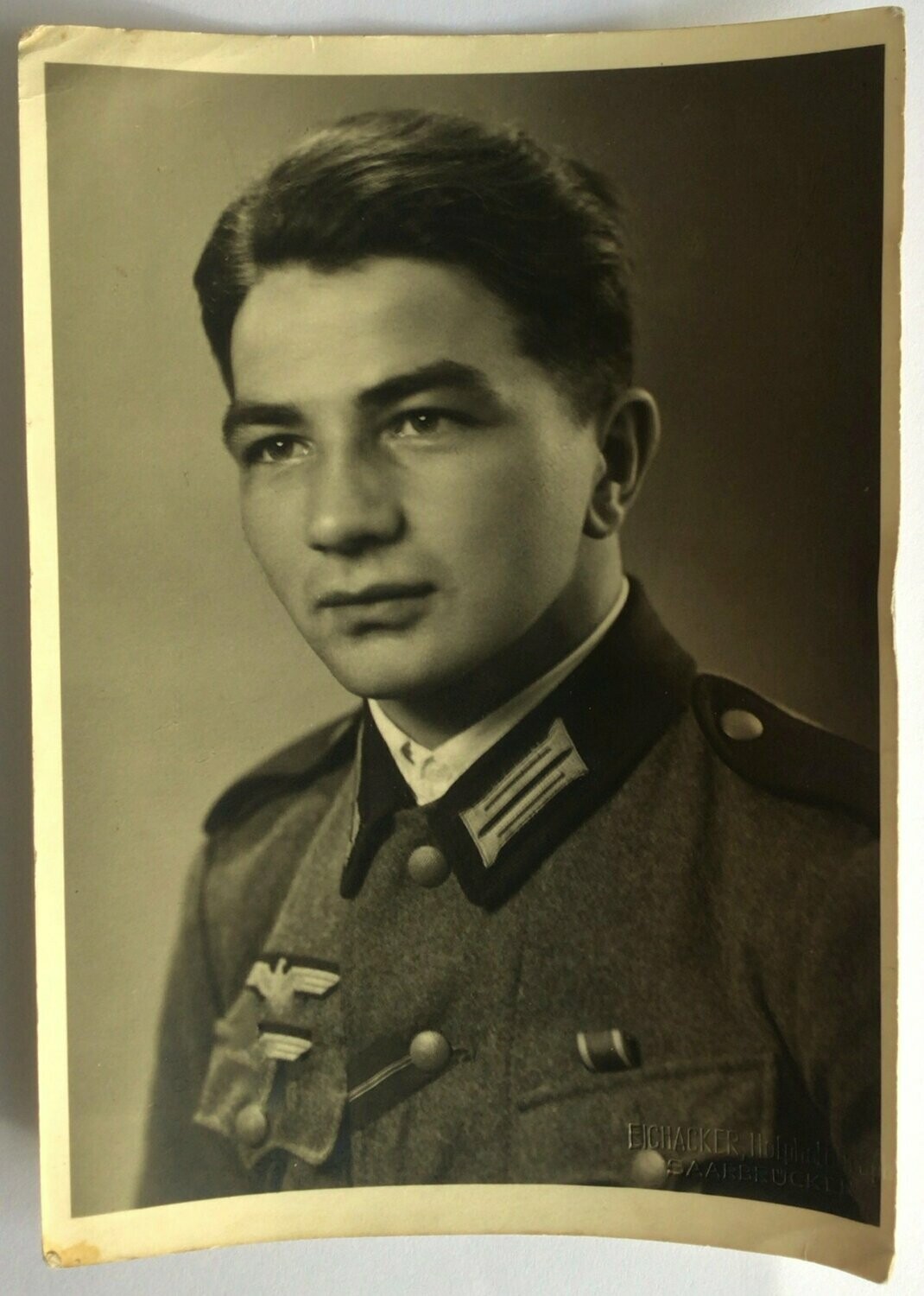 Portrait-Photo Wehrmachtssoldat
