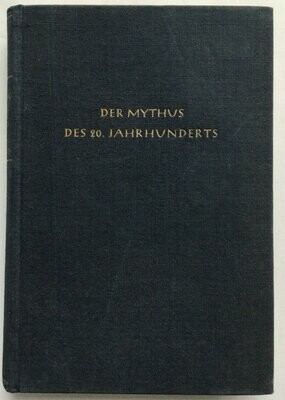 Der Mythus des 20. Jahrhunderts - Tornisterausgabe in blauem Ganzleinen - 9. Auflage aus dem Jahr 1943
