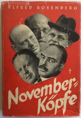 Novemberköpfe - Ganzleinenausgabe aus 1939 (4. Auflage) mit Original-Schutzumschlag