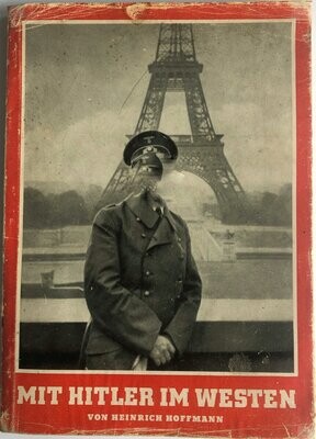Hoffmann-Bildband: Mit Hitler im Westen - Broschierte Ausgabe aus 1943