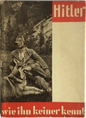 Hoffmann-Bildband: Hitler wie ihn keiner kennt - Broschierte Ausgabe aus 1934 mit Original-Schutzumschlag
