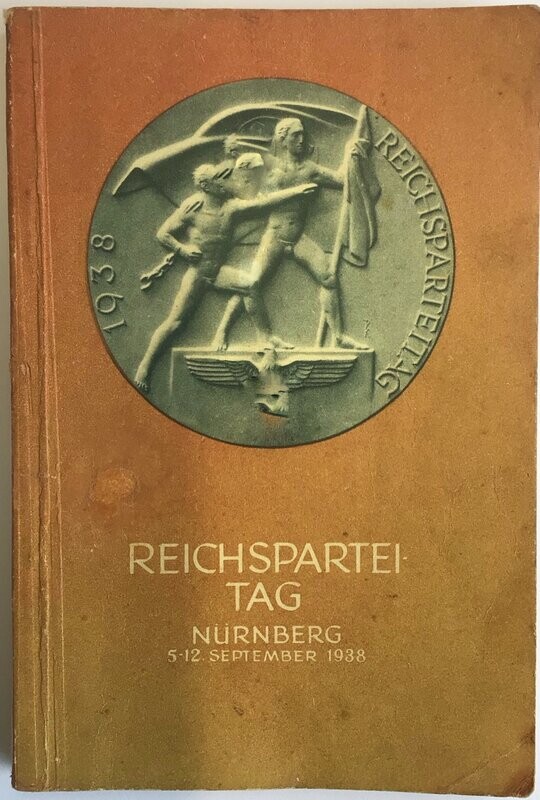 Führer zum 10. Reichsparteitag der NSDAP -  Broschierte Ausgabe aus 1938