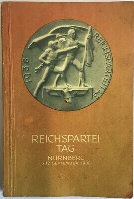 Führer zum 10. Reichsparteitag der NSDAP - Broschierte Ausgabe aus 1938