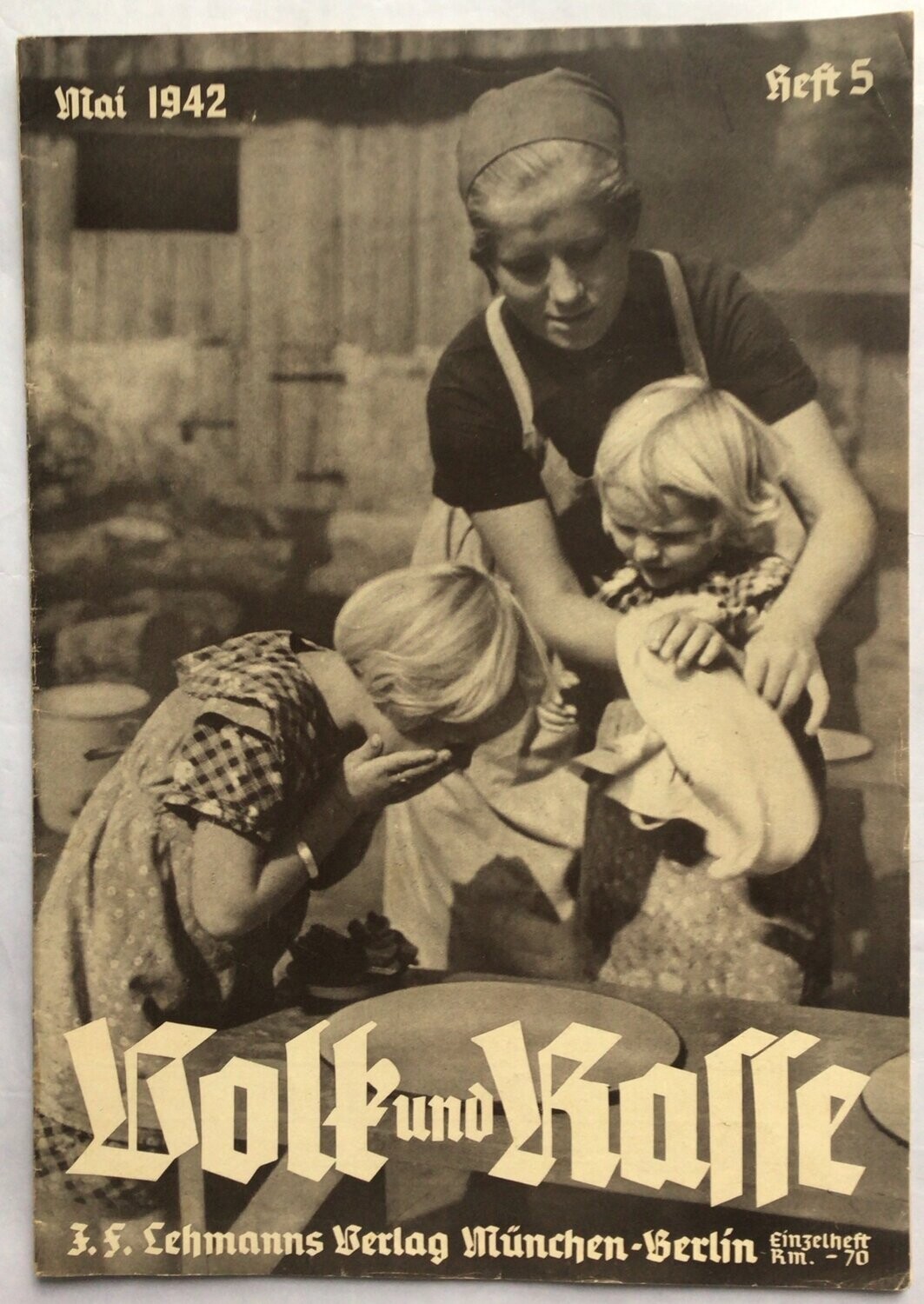 Volk und Rasse - Illustrierte Monatsschrift für deutsches Volkstum - Rassenkunde - Rassenpflege: 17. Jahrgang Heft 5 Mai 1942