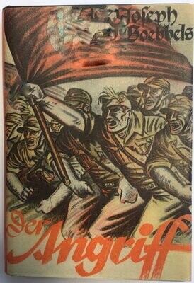 Der Angriff - Ganzleinenausgabe (Erstausgabe) aus dem Jahr 1935 mit Schutzumschlag (Kopie der 1. Variante)
