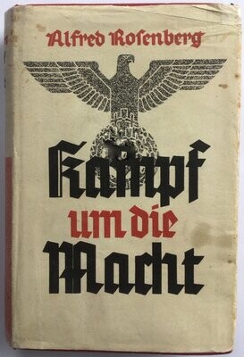 Kampf um die Macht - Blut und Ehre Band 3 - Ganzleinenausgabe (Erstausgabe) aus dem Jahr 1937 mit Original-Schutzumschlag