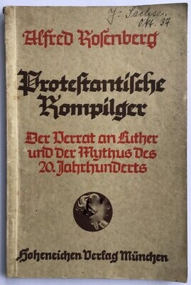 Protestantische Rompilger - Broschierte Ausgabe (2. Auflage) aus dem Jahr 1937