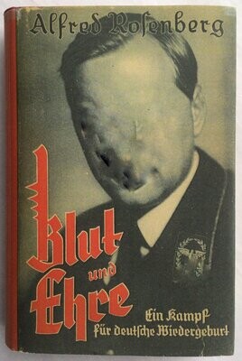 Blut und Ehre - Band 1 - Ganzleinenausgabe (14. Auflage) aus dem Jahr 1938 mit Schutzumschlag (Kopie)