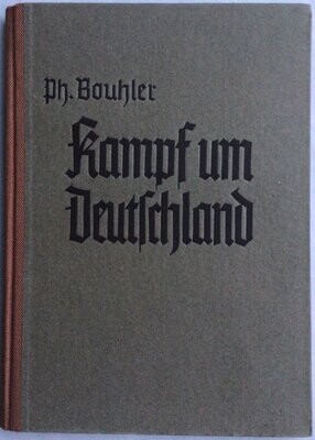 Bouhler: Kampf um Deutschland - Halbleinenausgabe aus dem Jahr 1941