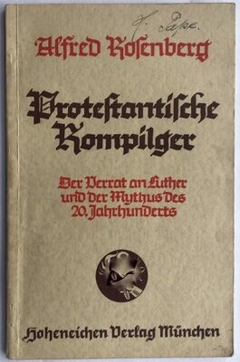 Protestantische Rompilger - Broschierte Ausgabe (5. Auflage) aus dem Jahr 1937