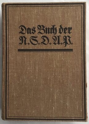 Espe: Das Buch der NSDAP - Braune Ganzleinenausgabe aus dem Jahr 1933