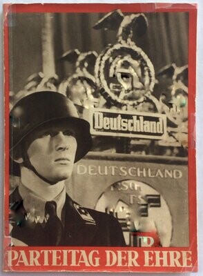Hoffmann-Bildband: Parteitag der Ehre - Nürnberg 1936 - Broschierte Ausgabe (Erstauflage) aus dem Jahr 1936 mit Original-Schutzumschlag
