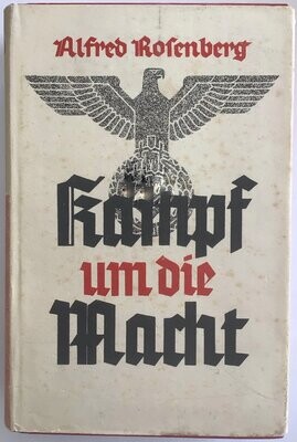 Kampf um die Macht - Blut und Ehre Band 3 - Halbleinenausgabe (9. Auflage) aus dem Jahr 1942 mit Original-Schutzumschlag