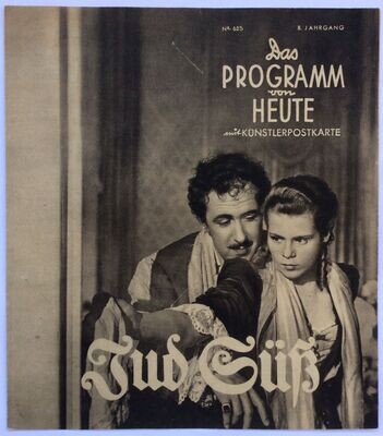 Das Programm von heute Nr. 625 - Jud Süß - Ein Veit Harlan-Film