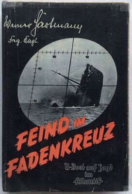 Fregattenkapitän Hartmann: Feind im Fadenkreuz - Halbleinenausgabe aus dem Jahr 1943 mit Schutzumschlag (Kopie)