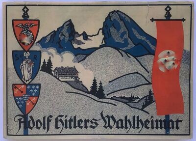 Adolf Hitlers Wahlheimat - Kartonierte Ausgabe (Erstauflage) aus dem Jahr 1933 mit Schutzumschlag (Kopie)