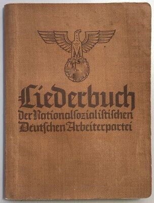 Liederbuch der Nationalsozialistischen Deutschen Arbeiterpartei - Ganzleinenausgabe (30. Auflage) aus dem Jahr 1936