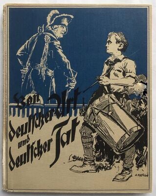 Reich: Von deutscher Art und deutscher Tat - Das Buch der Hitler-Jugend - Ganzleinenausgabe (2. erweiterte Auflage) aus dem Jahr 1935