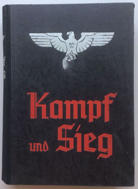 Beck: Kampf und Sieg - Geschichte der Nationalsozialistischen Deutschen Arbeiterpartei im Gau Westfalen-Süd - Halbleinenausgabe aus dem Jahr 1938 Beck: Kampf und Sieg - Geschichte der Nationalsozialistischen Deutschen Arbeiterpartei im Gau Westfalen-Süd - Halbleinenausgabe aus dem Jahr 1938