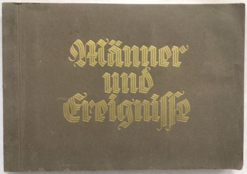 Greiling: Männer und Ereignisse unserer Zeit - I. Folge. Broschierte Ausgabe im Querformat aus dem Jahr 1933.