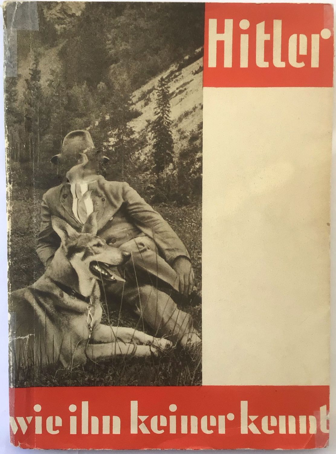 Hoffmann-Bildband: Hitler wie ihn keiner kennt - Broschierte Ausgabe aus 1934 mit Original-Schutzumschlag