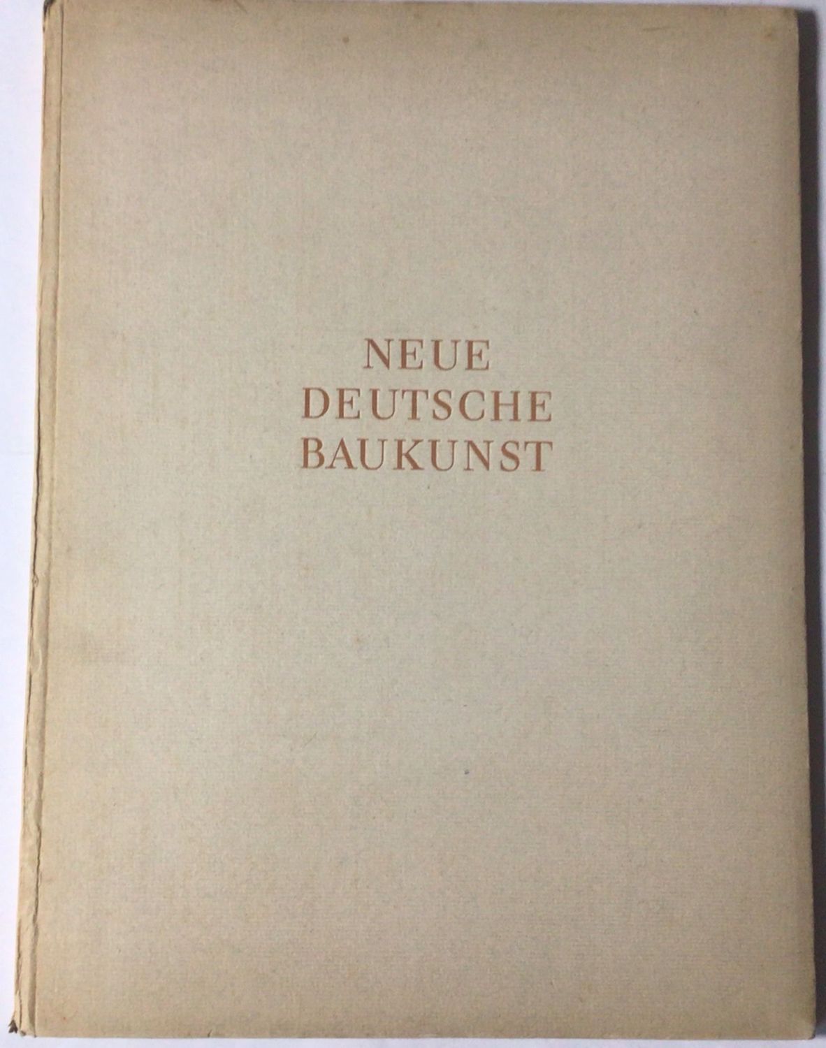 Speer - Wolters: Neue Deutsche Baukunst - Kartonierte Ausgabe (5. Auflage) aus dem Jahr 1943