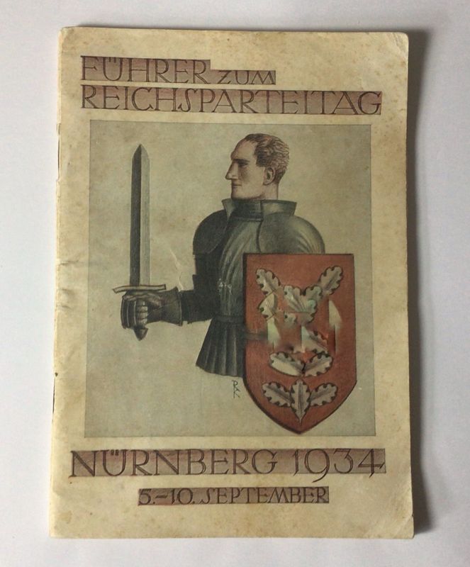 Führer zum 6. Reichsparteitag der NSDAP - Broschierte Ausgabe aus 1934